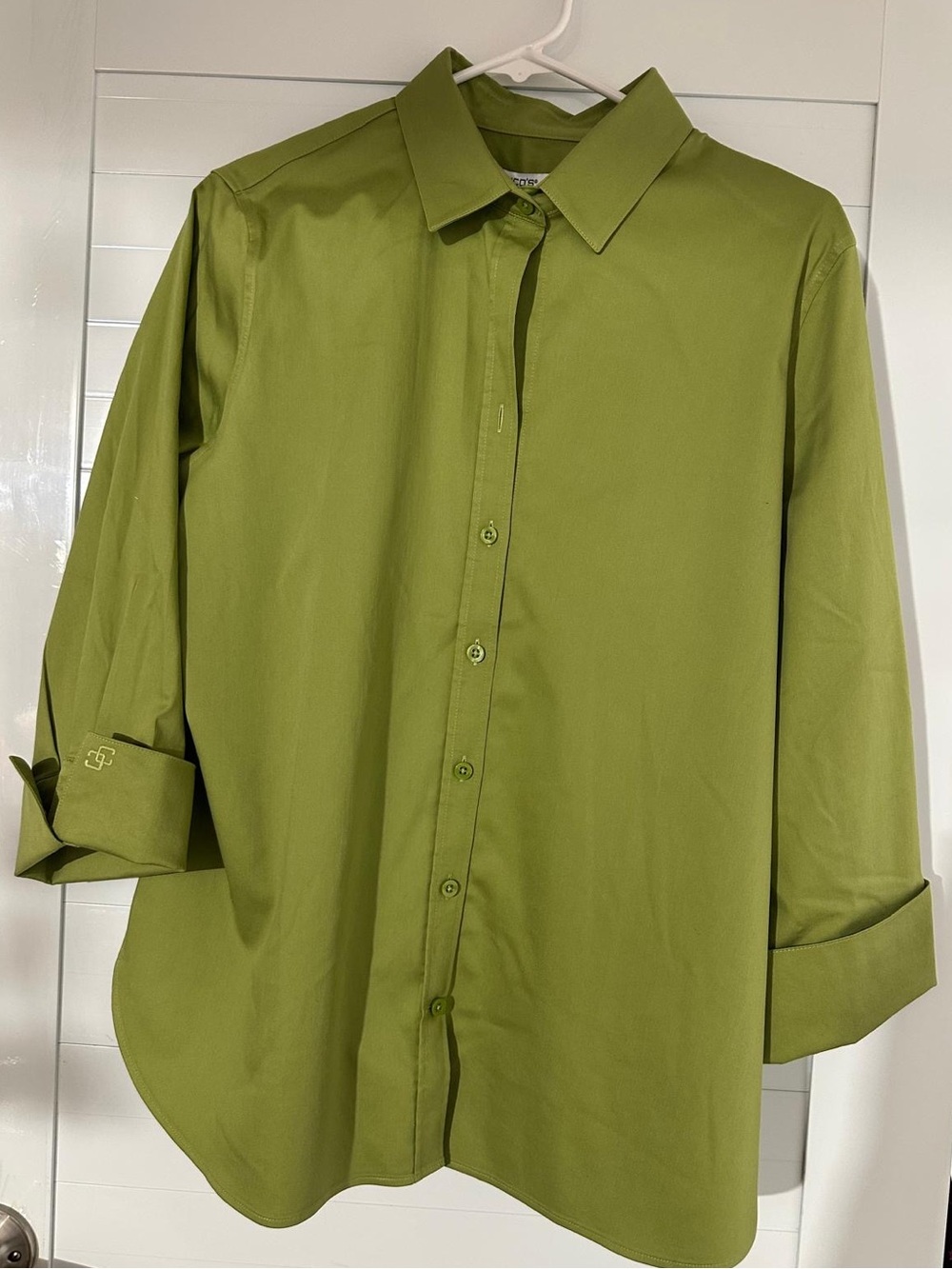 Chico's NO IRON Lime Green